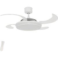 Beacon Lighting Beacon LED ceiling fan Fanaway Evo 1 white 121 cm quiet