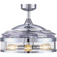 Beacon Lighting Beacon ceiling fan light Fanaway Classic chrome quiet