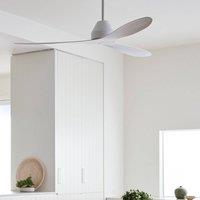 Beacon Lighting Beacon ceiling fan Whitehaven, white, DC, quiet, 142 cm