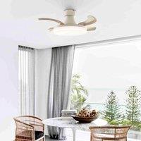 Beacon Lighting Beacon LED ceiling fan Fanaway Orbit white 91 cm quiet