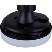 Beacon Lighting Beacon LED ceiling fan Fanaway Orbit black 91 cm quiet