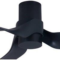 Beacon Lighting Beacon ceiling fan with light Nautica, black, quiet