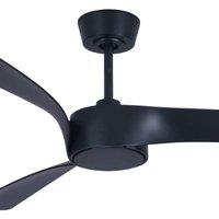 Beacon Lighting Beacon ceiling fan with light Line black 132 cm quiet