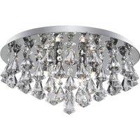 Searchlight Hanna ceiling light, 45 cm, chrome