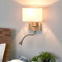 Searchlight Attractive DARIO wall light with LED reading lamp