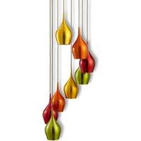 Searchlight Mutli-coloured hanging light Vibrant, 8-light