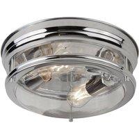 Searchlight Edinburgh ceiling light in glossy chrome