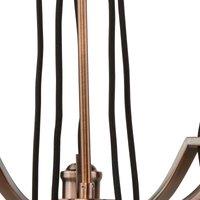 Searchlight Opulent hanging lamp Celi five-bulb antique copper