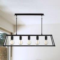 Searchlight Five-bulb lantern pendant light Voyager