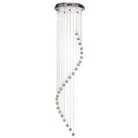Searchlight Hallway hanging light with crystal elements 180 cm