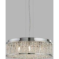 Searchlight Elise pendant light, one-bulb 7 x G9