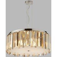 Searchlight Clarissa hanging light with crystal prisms 60 cm