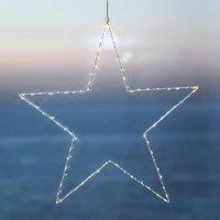 Sirius Liva Star LED decorative light, white, 70 cm