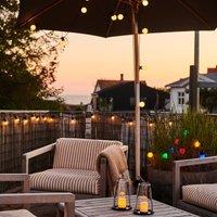 Sirius Lucas LED solar string lights starter set, colourful