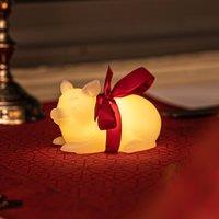 Sirius Emma Pig LED decorative light made of wax