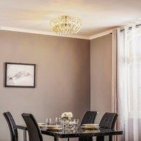 Schuller Valencia Ariadna ceiling light crystal cream