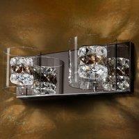 Schuller Valencia LED wall light Flash with crystal rings