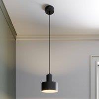 SIGMA Rif pendant light in metal, black, 15 cm