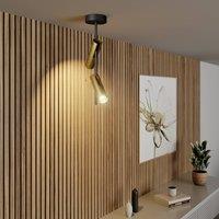 SIGMA Leda 2 downlight, 2-bulb, black-gold