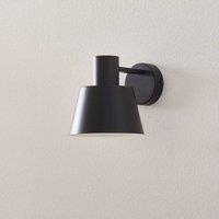 SIGMA Dunka wall light in metal, 1-bulb, black