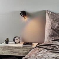 SIGMA Sopel wall light, height 15 cm, black