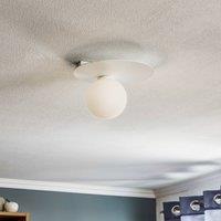 SIGMA Ceiling light Firn, round, 1-bulb, white