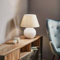 ONLI Sfera table lamp, height 53 cm, white/grey