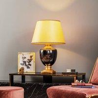 ONLI Mozart table lamp in mirrored grey/gold