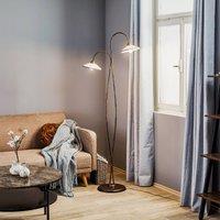 ONLI Rosina floor lamp with two ceramic shades