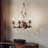 ONLI Teresa wall light as chandelier, 3-bulb
