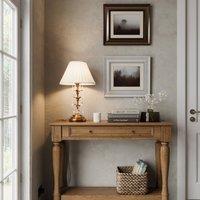 ONLI Teresa table lamp with crystals and textile shade