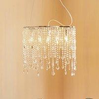 ONLI Laila pendant light with crystal pendant, 5-bulb