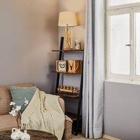 ONLI Agar table lamp with fabric shade and wooden element