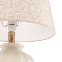 ONLI Vortice table lamp in ceramic, white