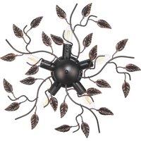 Euluna Cernecchio ceiling light, 5-bulb, bronze