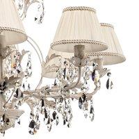 ONLI Karen 8-bulb chandelier in ivory