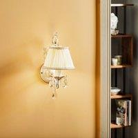 ONLI Karen wall light, 1-bulb, ivory