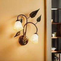 ONLI Miranda wall light, 2-bulb, bronze