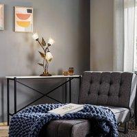 ONLI Miranda table lamp, 3-bulb, bronze