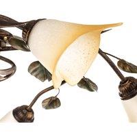 ONLI Miranda ceiling light, 5-bulb, bronze