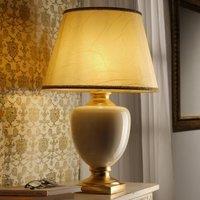 ONLI Mozart table lamp in ivory/gold