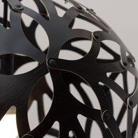 david trubridge Floral hanging light 60cm black