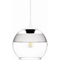 Solbika Lighting Hanging light Monochrome Flash clear/white 20cm