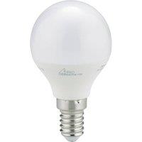 Trio Lighting E14 3.5W golf ball LED bulb, warm white, opal