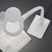 Trio Lighting With a base - LED magnifying light Lupo, white