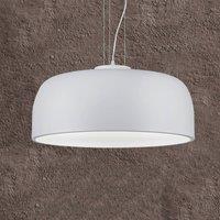 Trio Lighting Baron conical hanging light, white