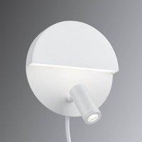 Trio Lighting Mario functional LED wall light with two switches