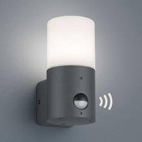 Trio Lighting Small Hoosic outdoor wall light, motion detector