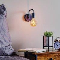 Trio Lighting Diallo wall light without lampshade, matt black