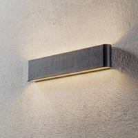 Trio Lighting Thames II LED outdoor wall light, anthracite